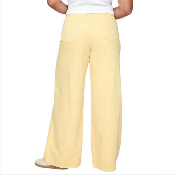 GAP Straw Yellow UltraSoft Baggy Mid Rise Jeans 29/8R - Picture 8 of 15